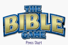 The Bible Game Title Screen